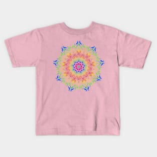 Rainbow Mandala Kids T-Shirt